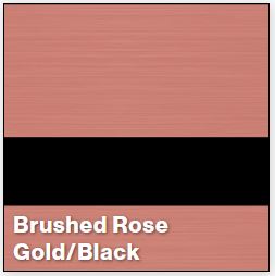 Brushed Rose Gold/Black LASERMARK .052IN - Rowmark LaserMark